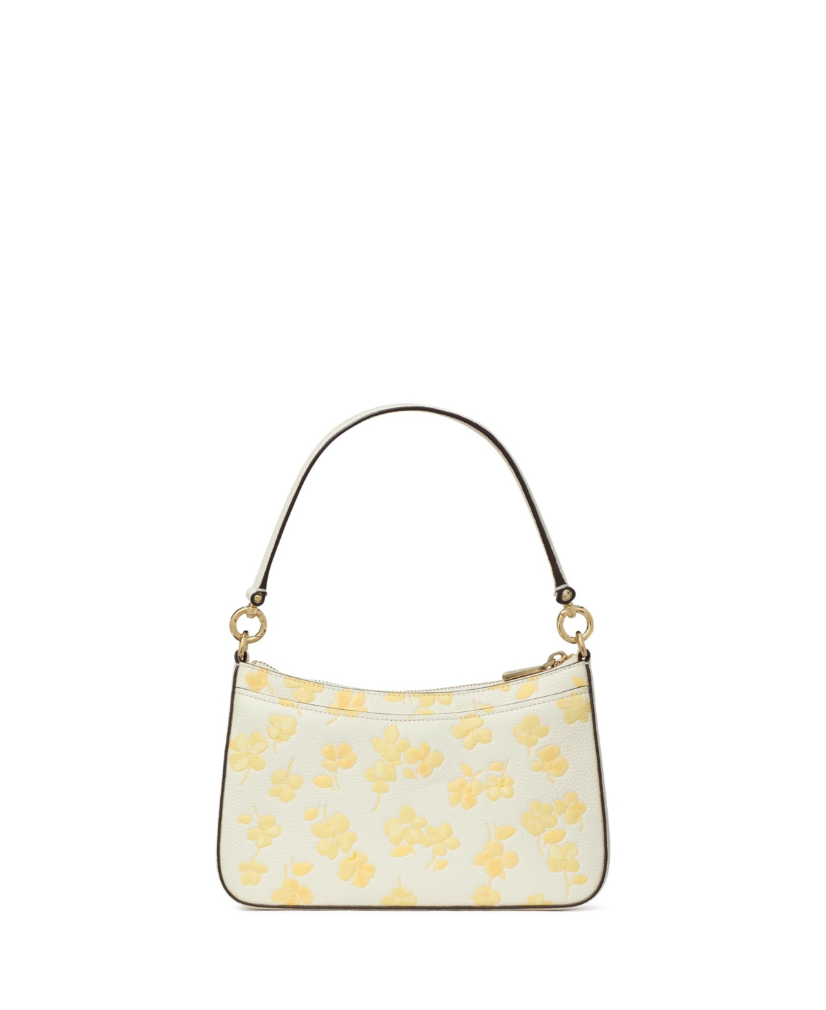 Shop Kate Spade Hudson Spring Pansies Small Crossbody Bag In Yuzu Jam Multi