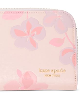 Кейт Спейд Нью-Йорк Девин анютины глазки-Спрингс молния вокруг континентальный кошелек