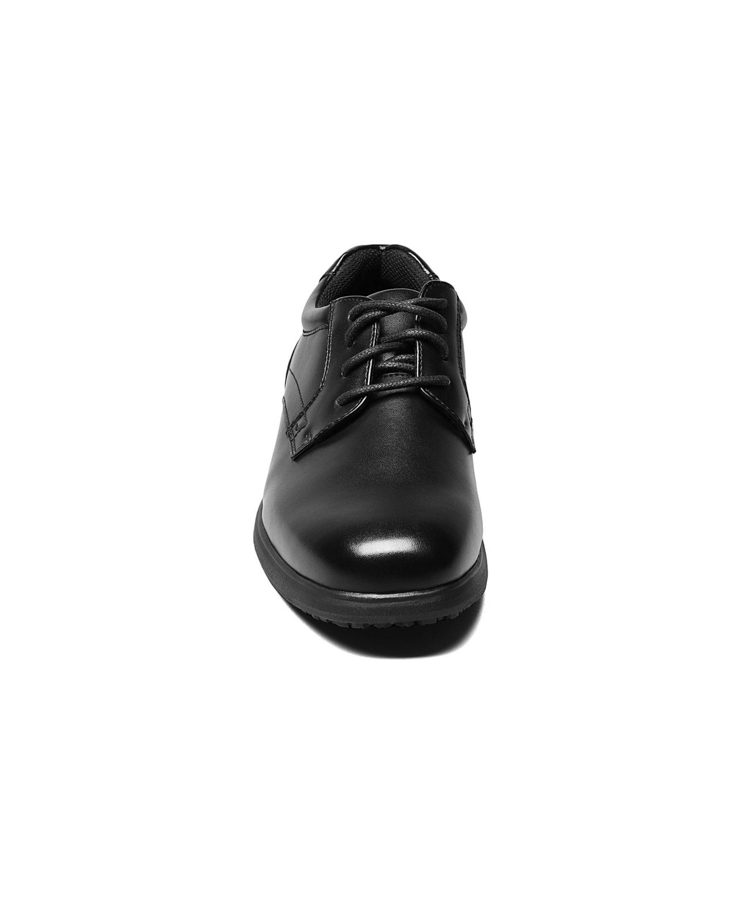 Nunn Bush Men's Sherman Plain Toe Slip Resistant Oxford, цвет: Чёрный — фото 2