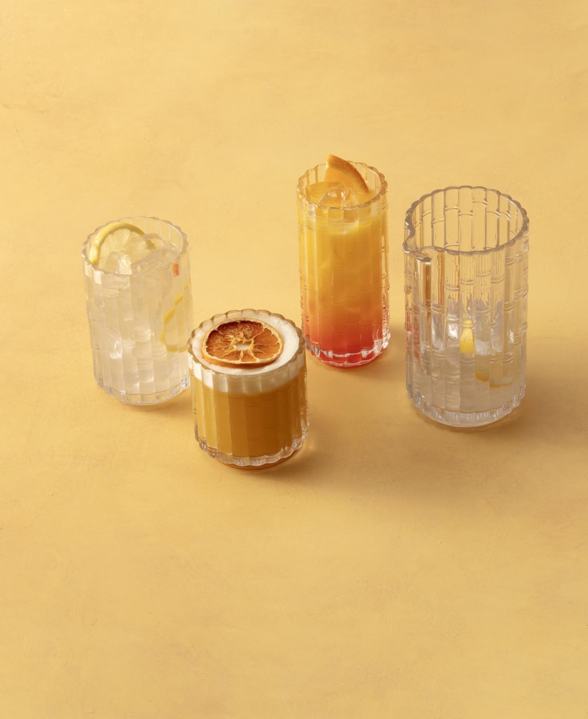 Fortessa Mahalo Double Old-fashioned Glasses, Set Of 4 In Clear