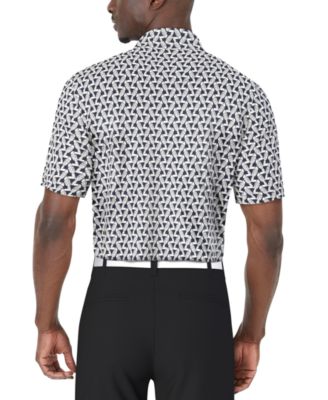 Мужская рубашка поло для гольфа с коротким рукавом и принтом тукана от PGA TOUR