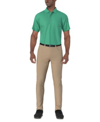 Men's Airflux Solid Mesh Short Sleeve Golf Polo Shirt
