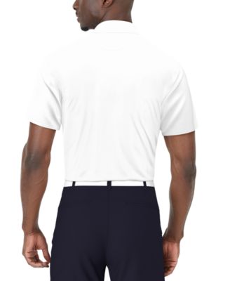 Men's Short Sleeve Ombre Geo Print Golf Polo Shirt