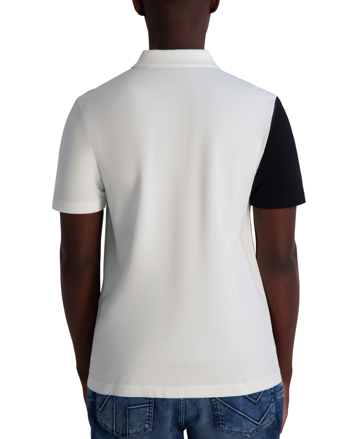 Karl Lagerfeld Men's Regular-fit Colorblocked Polo Shirt