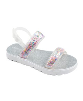 Toddler Girls Loose Glitter Straps Sandals