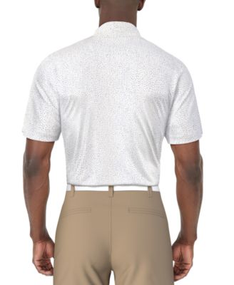 Мужская рубашка поло для гольфа с коротким рукавом и принтом конфетти от PGA TOUR