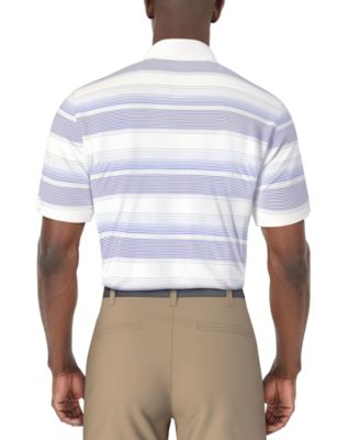 Мужская рубашка поло для гольфа в полоску с коротким рукавом PGA TOUR