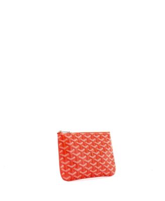 Бывшая в употреблении холщовая сумка Goyard MM Senat на молнии с покрытием