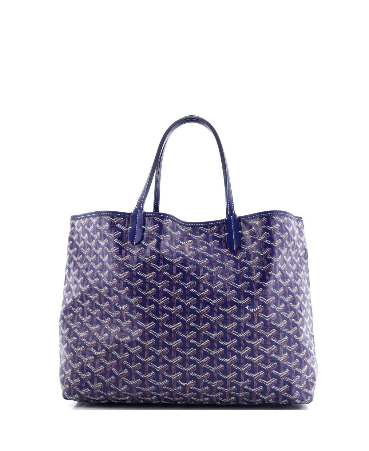 Pm Saint Louis Tote Coated Canvas - Blue