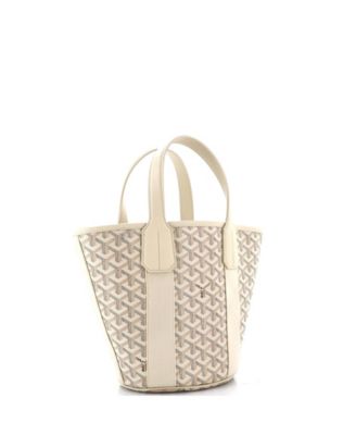 Подержанная сумка Goyard PM Belharra из холста с покрытием