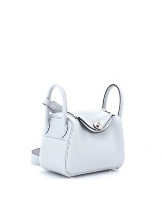 Бывшая в употреблении мини-сумка Hermes Lindy Bag Clemence