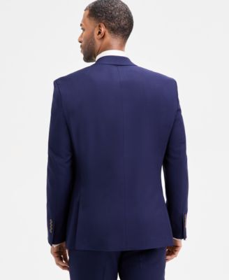 Men's Classic-Fit Solid Double-Breasted Suit Separate Jacket