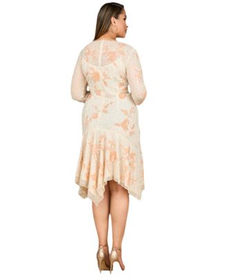 Женское миди-платье Lara, расшитое бисером, с асимметричным подолом