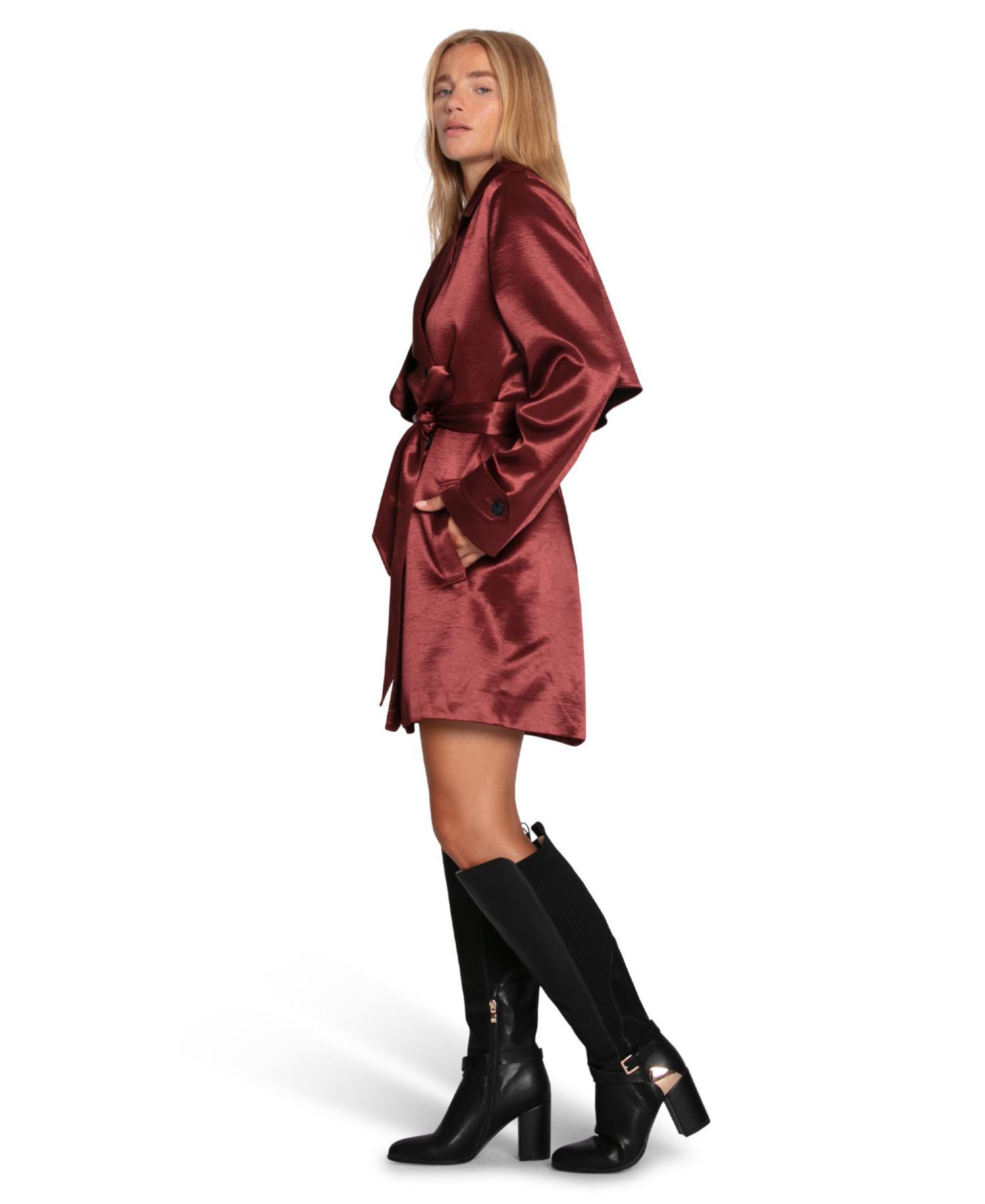 Women's Will You Stay Trench Dress