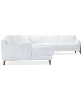 Briannie 4-Pc. Fabric Chaise Sectional, Exclusively at Macy's