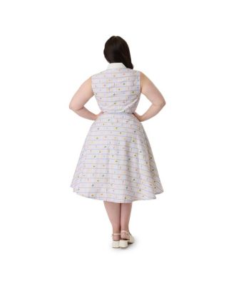 Уникальное Винтажное платье Дарлин без рукавов большого размера