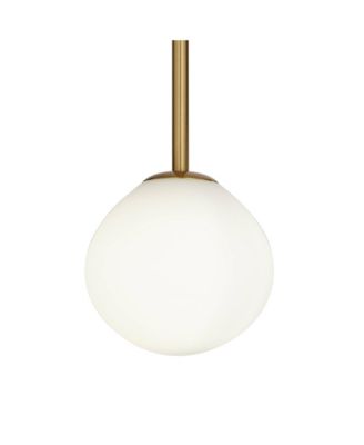 Clara 26" Mid Century Modern 4-Light Semi Flush-Mount Ceiling Light Fixture Kitchen Foyer Warm Brass Finish