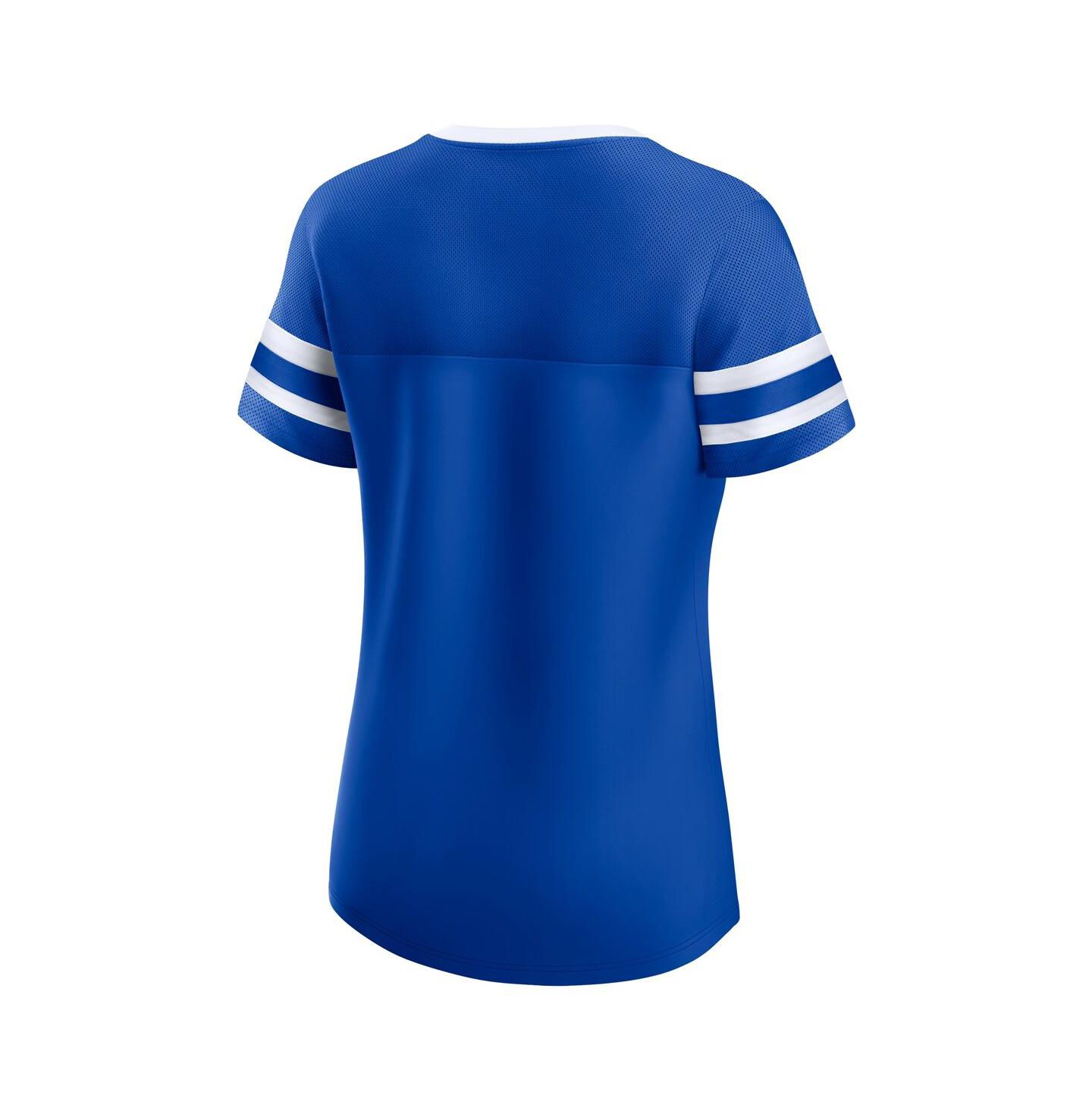 Женская футболка Fanatics Royal Kentucky Wildcats Iconic Athena Lace-Up — фото 2