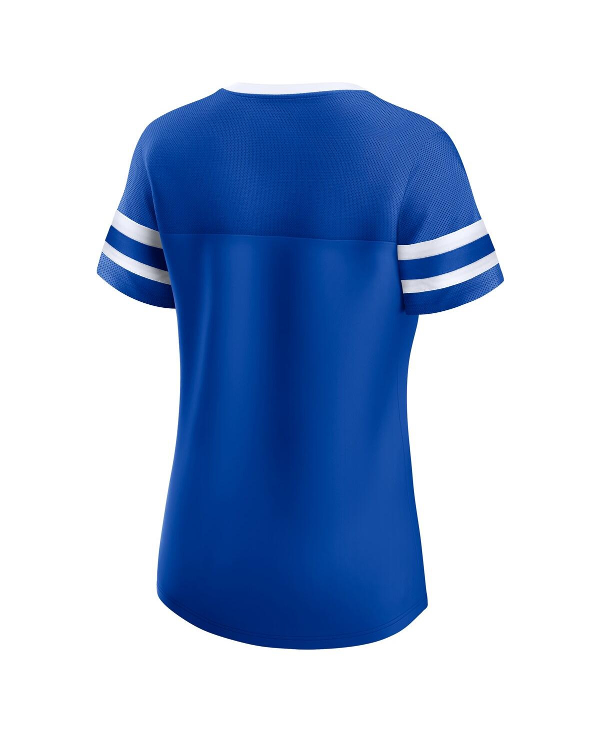 Fanatics Women's Royal Kentucky Wildcats Iconic Athena Lace-up T-shirt