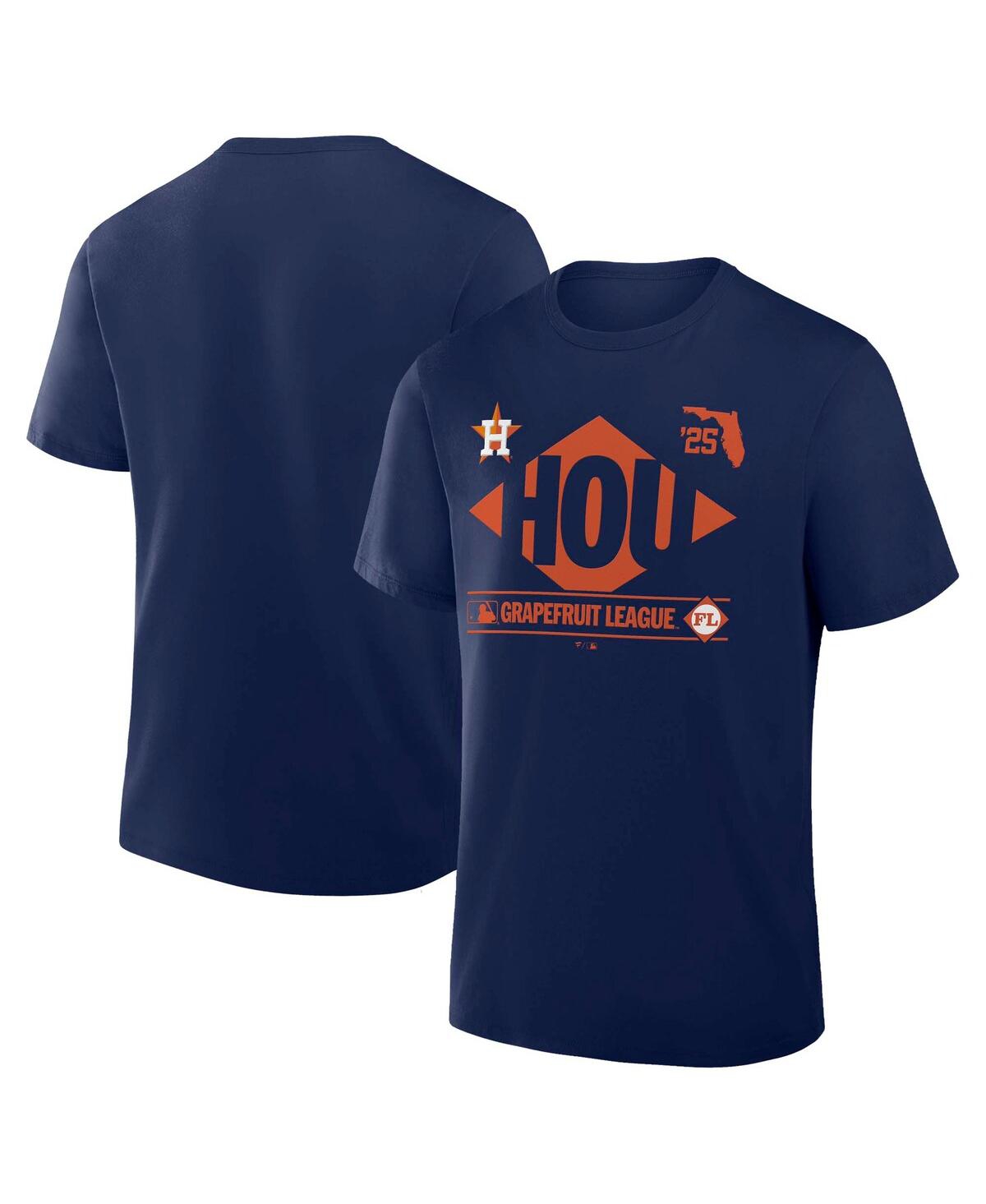 Fanatics Men's Navy Houston Astros 2025 Spring Training Grapefruit League True Icon T-shirt In Navy