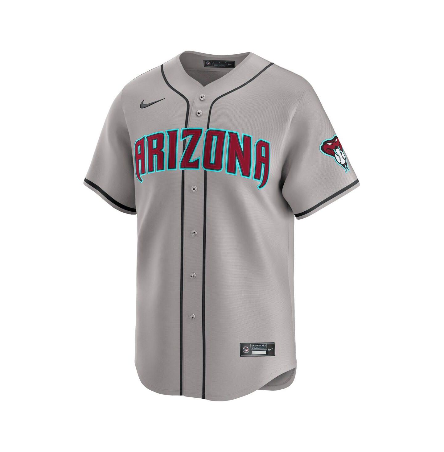 Мужской топ Nike Corbin Carroll Gray Arizona Diamondbacks Alternate Limited Player Jersey — фото 3