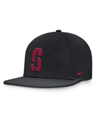 Nike - Men's Black Stanford Cardinal On-Field Dugout True Performance Fitted Hat