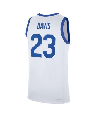 Men's&nbsp;Anthony Davis White Kentucky Wildcats Performance Replica Basketball Jersey