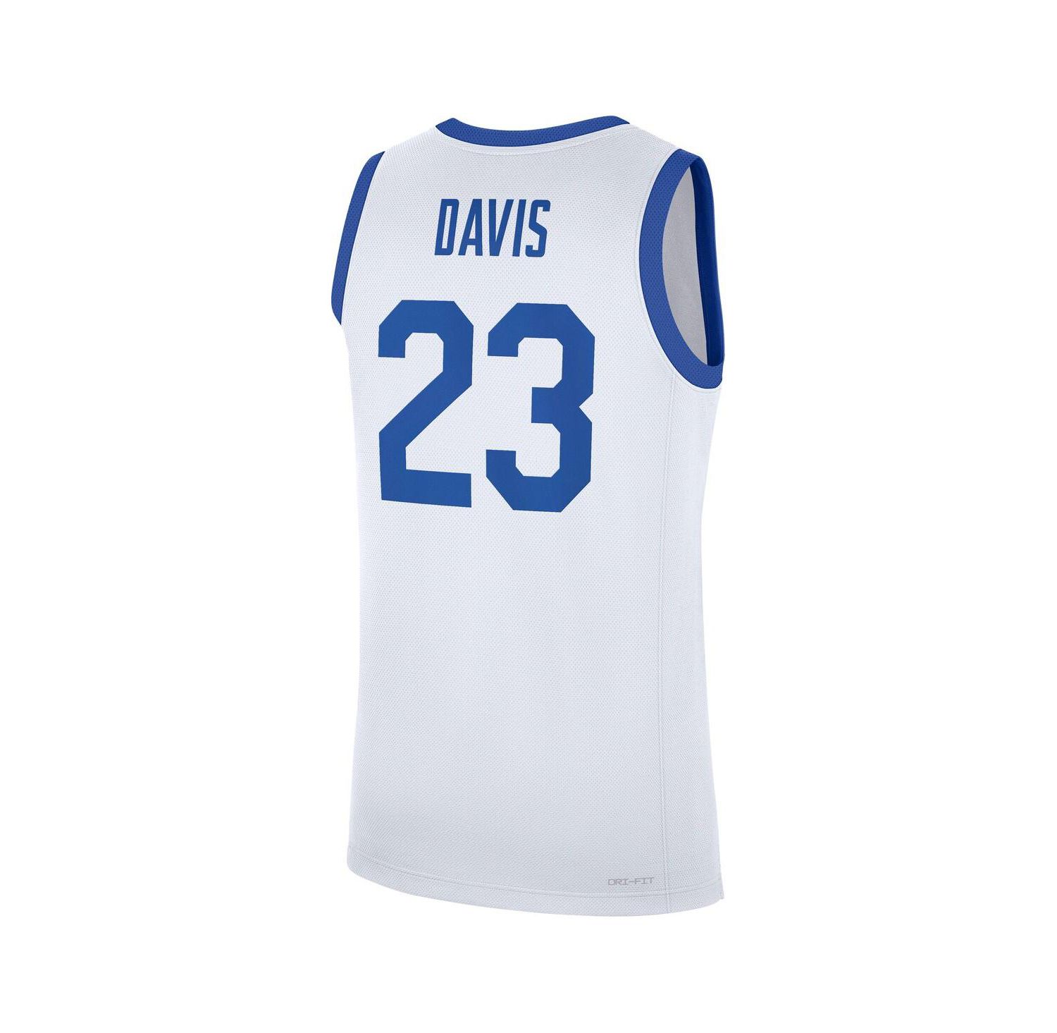 Men's Anthony Davis White Kentucky Wildcats Performance Replica Basketball Jersey