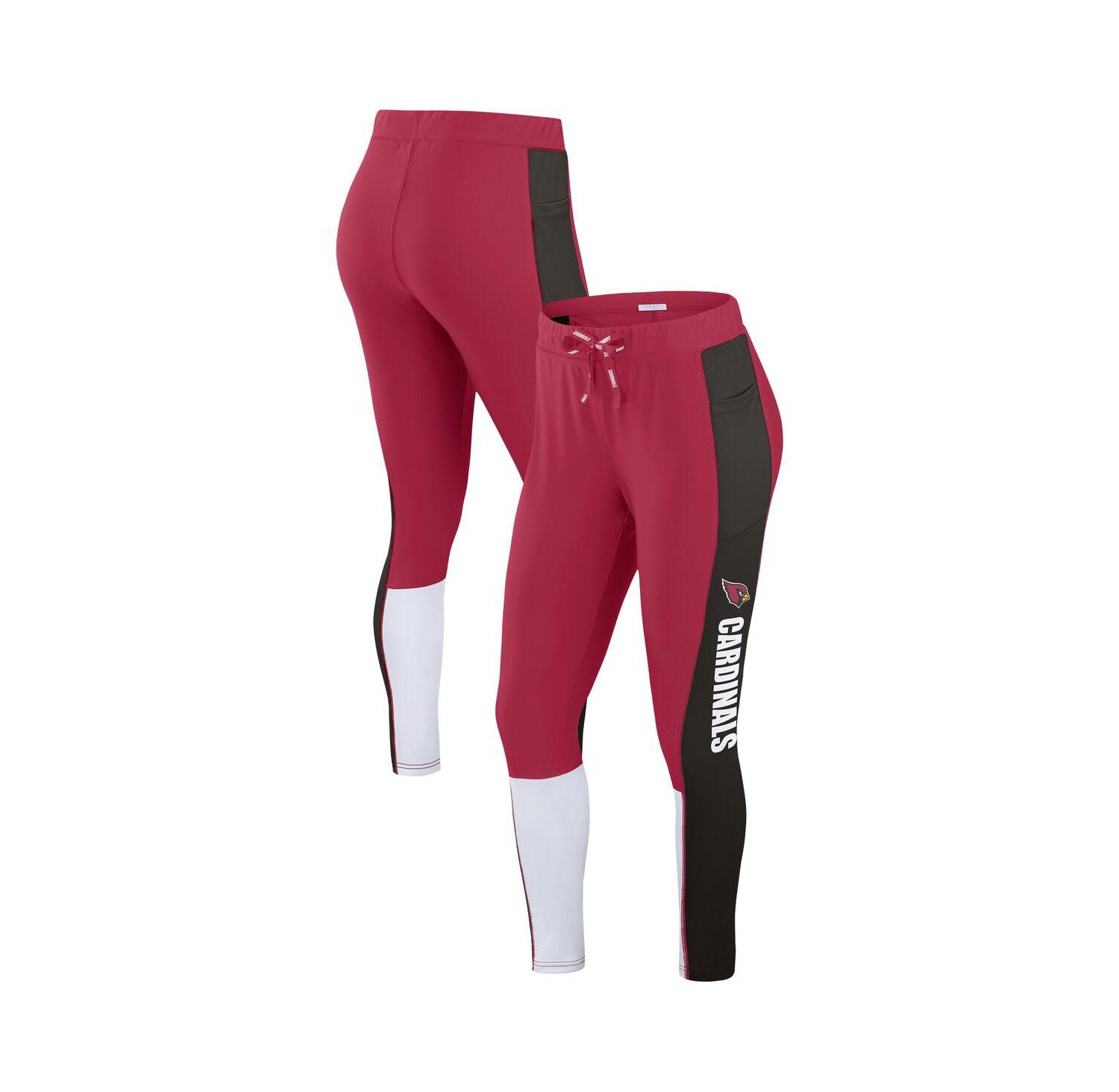 Women's Cardinal/Black Arizona Cardinals Color Block Leggings