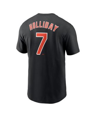 Men's Jackson Holliday Black Baltimore Orioles Fuse Name Number T-Shirt