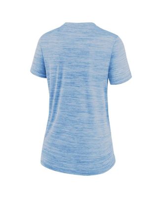 Women's Light Blue Kansas City Royals Authentic Collection City Connect Velocity Performance T-Shirt
