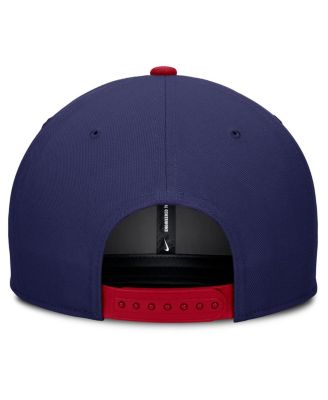 Мужская бейсболка Nike Royal/Red Chicago Cubs Pro Performance Snapback