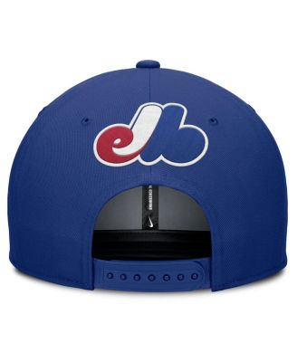 Men's Gray/Blue Montreal Expos Cooperstown Collection Pro Performance Snapback Hat