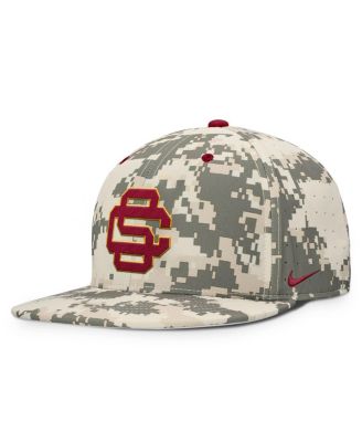 Nike - Men's Digital Camo USC Trojans 2025 Dugout True Performance Fitted Hat