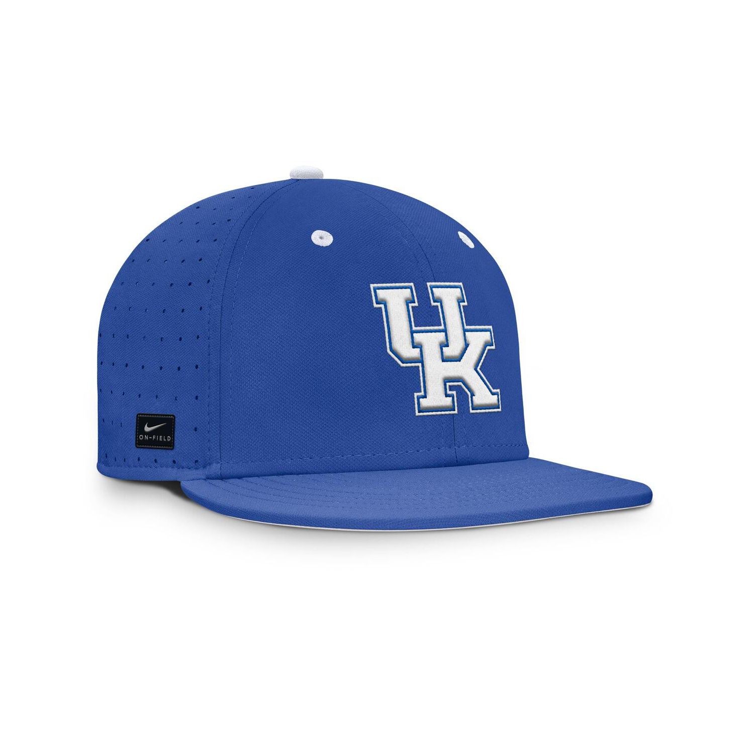 Men's Royal Kentucky Wildcats On-Field Dugout True Performance Fitted Hat