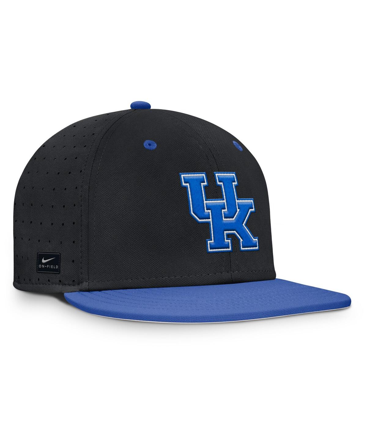 Nike Men's Black Kentucky Wildcats On-field Dugout True Performance Fitted Hat In Black