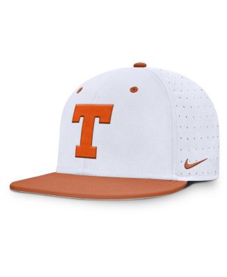 Men's White Texas Longhorns On-Field Dugout True Performance Fitted Hat