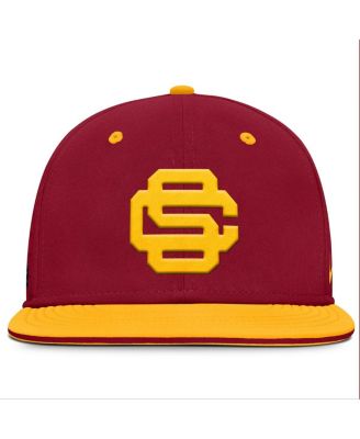 Men's Cardinal USC Trojans On-Field Dugout True Performance Fitted Hat