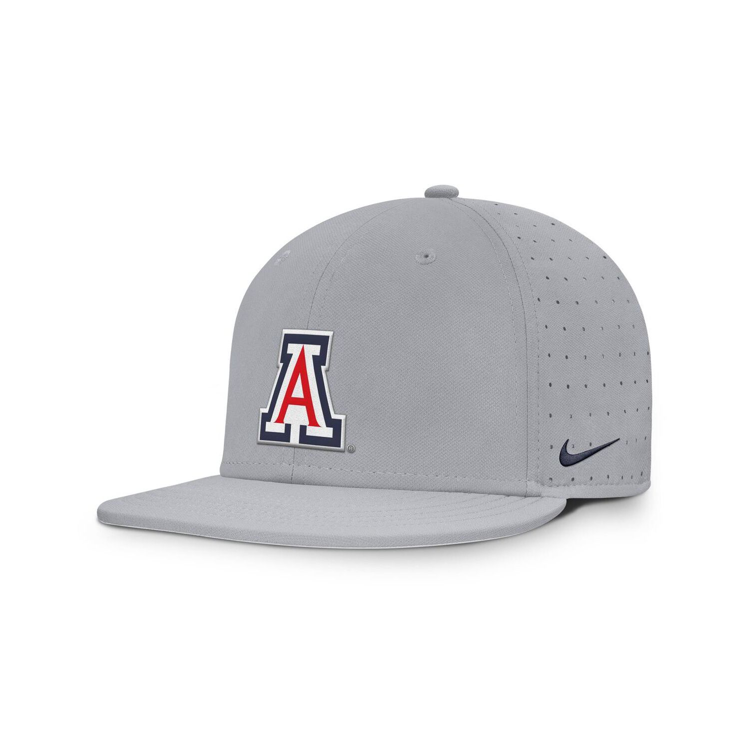 Men's Gray Arizona Wildcats On-Field Dugout True Performance Fitted Hat