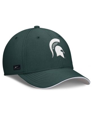 Men's Green Michigan State Spartans 2025 Dugout Coaches Rise Swoosh Performance Flex Hat