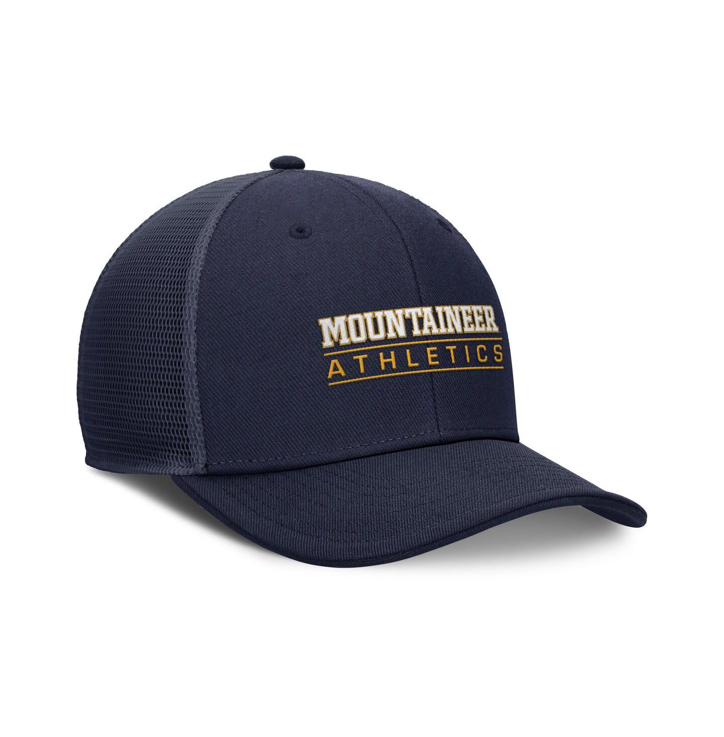 Мужская кепка Nike Navy West Virginia Mountaineers Rise Adjustable Hat — фото 3