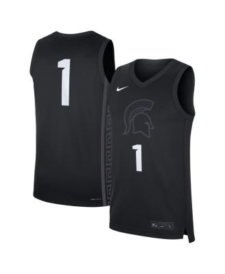 Nike - Men's Black Michigan State Spartans Alternate Replica Jersey