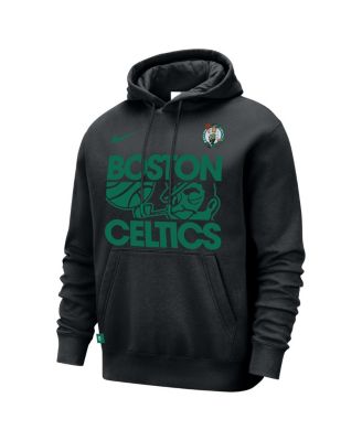 Men's Black Boston Celtics Courtside Club Pullover Hoodie