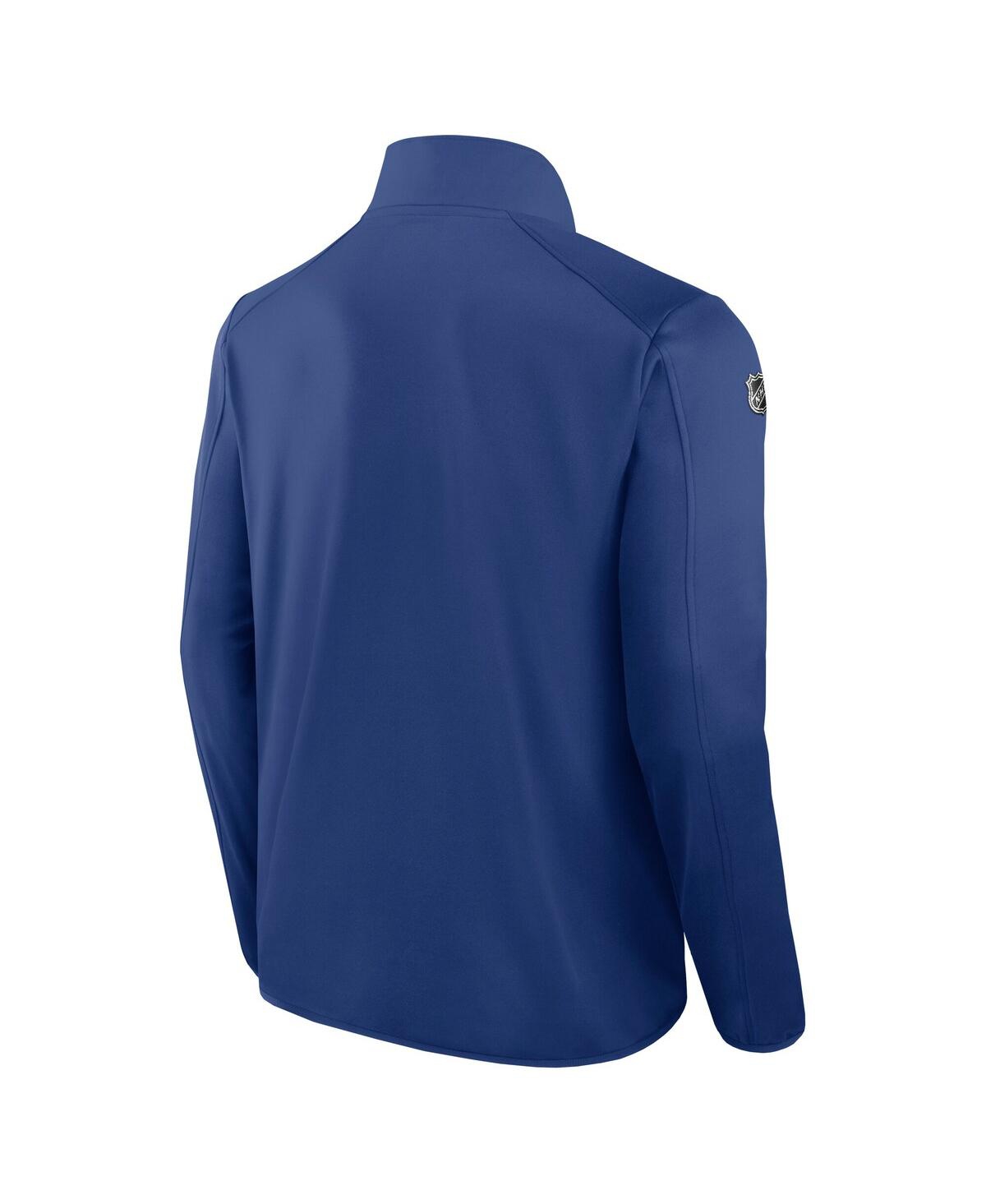 Fanatics Men's Blue Toronto Maple Leaf's Authentic Pro Rink Fleece Full-zip Jacket In Blue