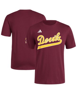 adidas - Men's Maroon Arizona State Sun Devils Fresh Wordmark T-Shirt