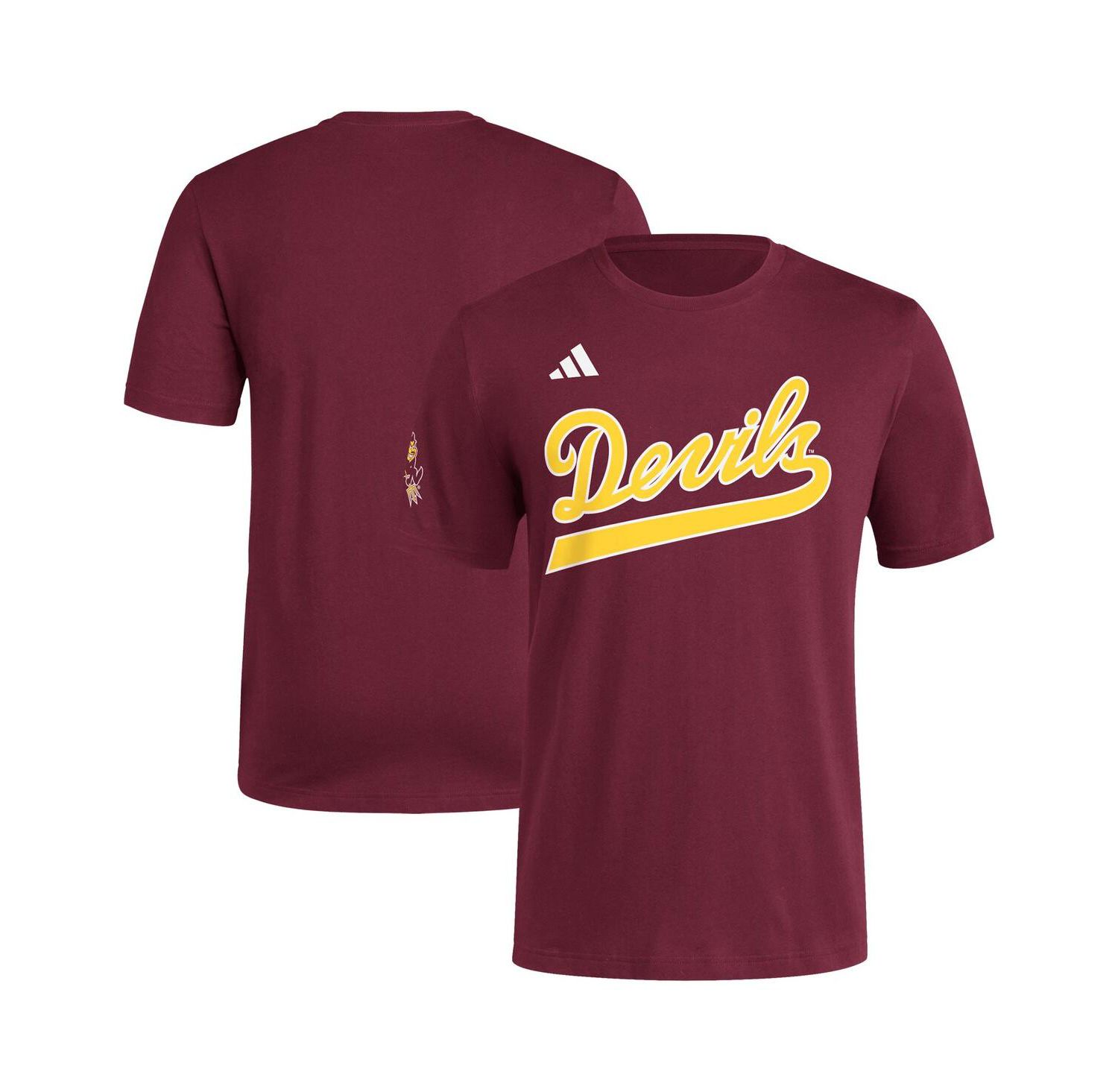 Men's Maroon Arizona State Sun Devils Fresh Wordmark T-Shirt