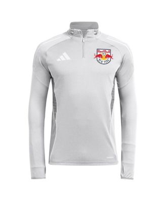 Men's Silver New York Red Bulls 2025 Quarter-Zip Long Sleeve Training Top