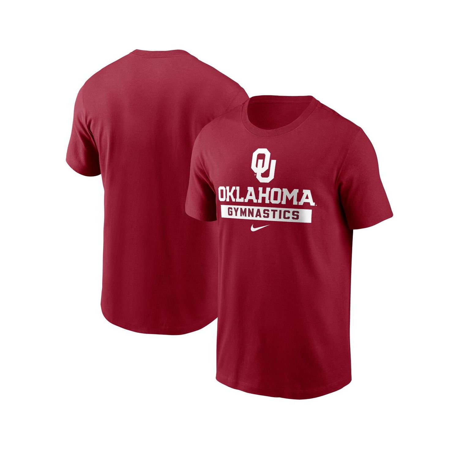 Men's Crimson Oklahoma Sooners Gymnastics T-Shirt