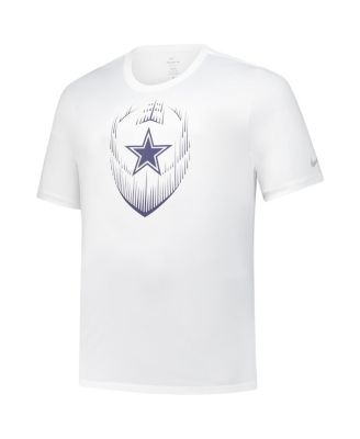 Men's White Dallas Cowboys Big Tall Blitz Legend Icon Performance T-Shirt