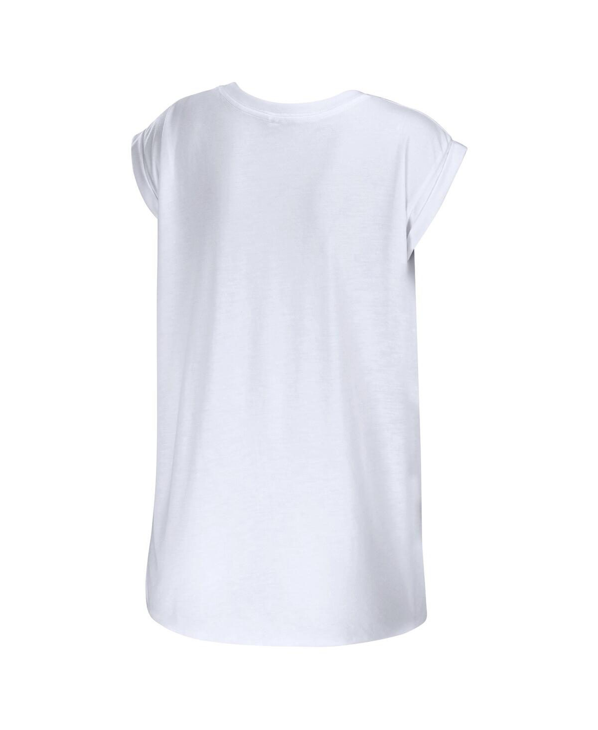 WEAR BY ERIN ANDREWS WOMEN'S WHITE DETROIT RED WINGS DOMESTIC TANK TOP 